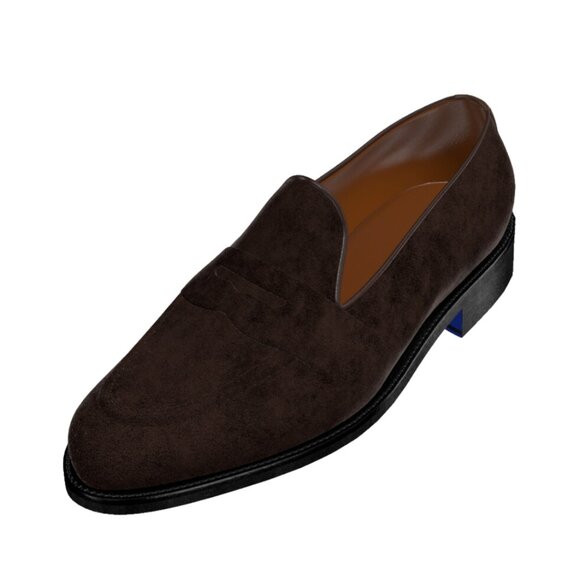 Custom Made-to-Order Handmade Calf Suede Loafers – Penny or Tassel, Sizes 5-17 main image 4